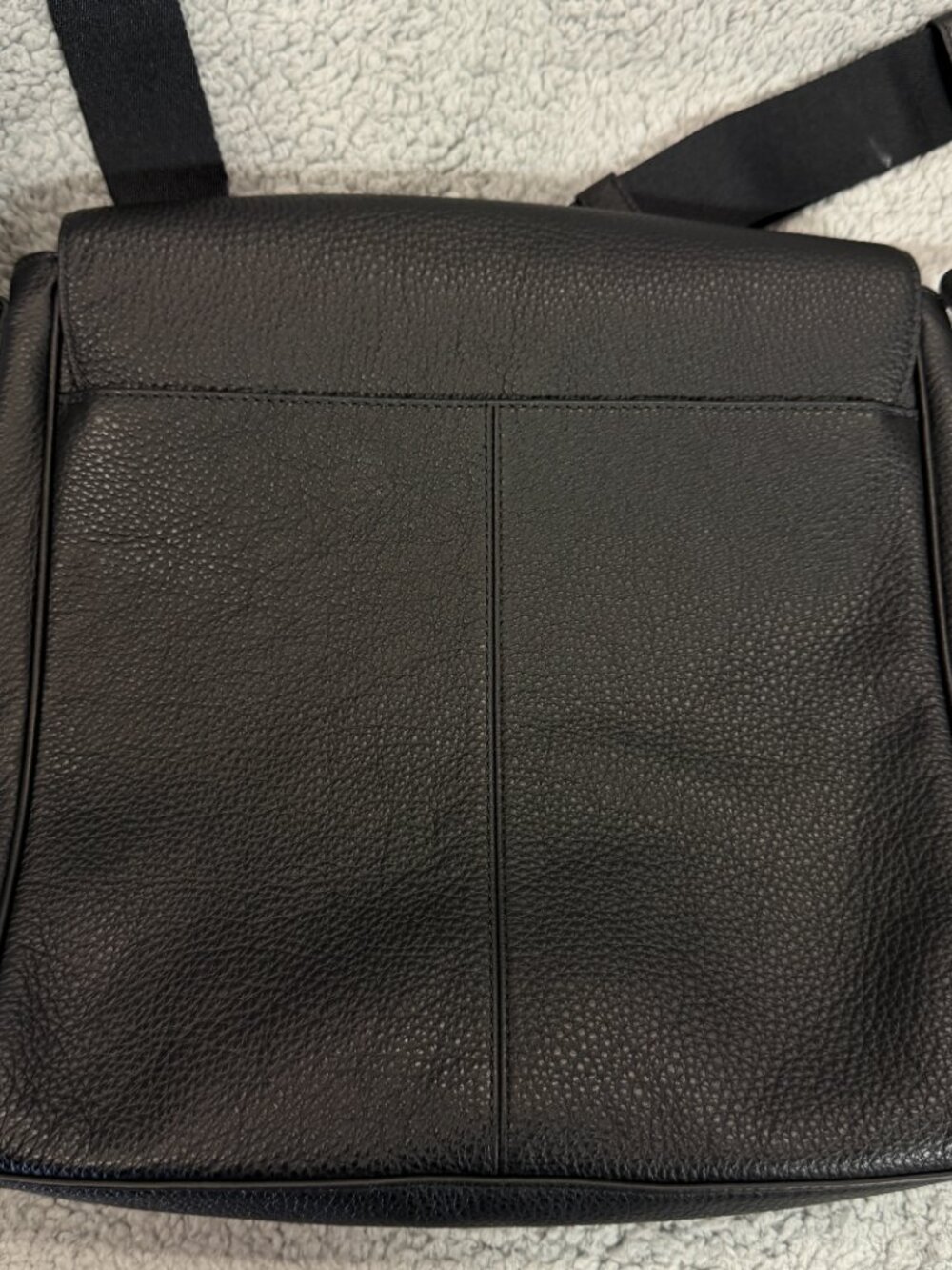 COACH Houston Leather Messenger Bag Black - Picture 6 of 15